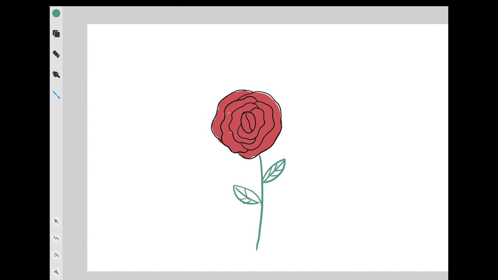 Doodle Blumen - Kleiner Künstler